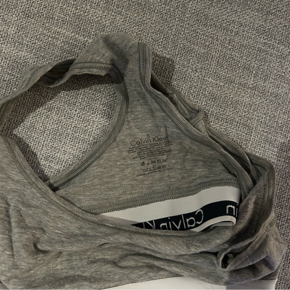 Calvin Klein cotton logo bralette - Picture 3 of 3
